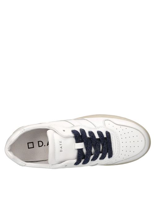 Sneakers in pelle D.A.T.E. | COURT 2.0 TRANSPARENTBIANCO